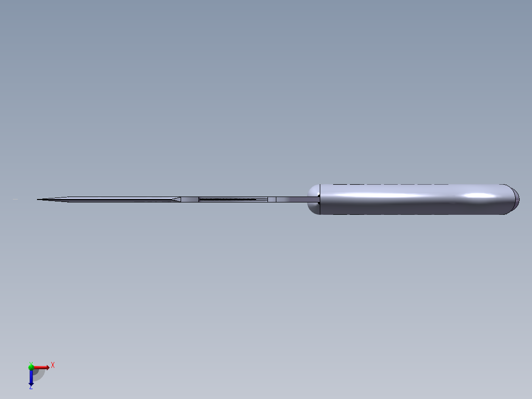 小刀设计图纸俯视图