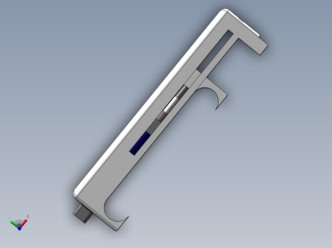 由单个气缸带动的直线机械手