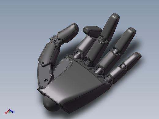 左手臂 机械手 3D图纸 机械自动化3D三维图纸