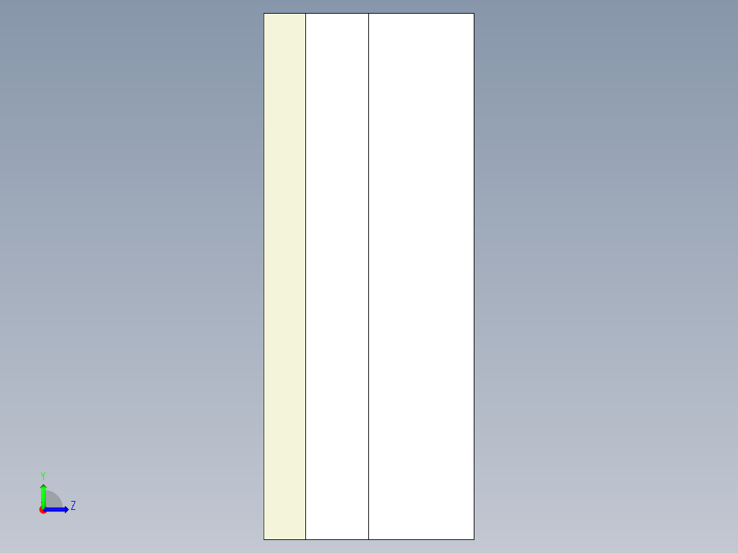 T 螺帽(A)2302-3D多系列多零件图纸模型左视图