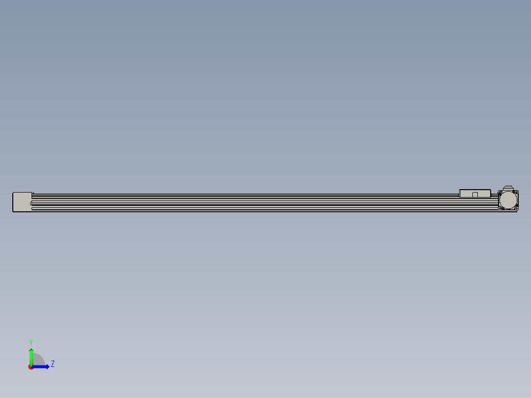 威洛博直线电机模组EB4-L80-S1200-R-57-MS3左视图