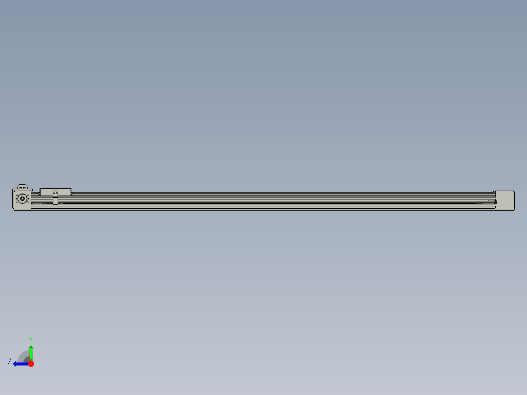 威洛博直线电机模组EB4-L80-S1200-R-57-MS3右视图