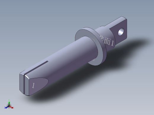 S1 锁紧推杆正等轴测缩略图