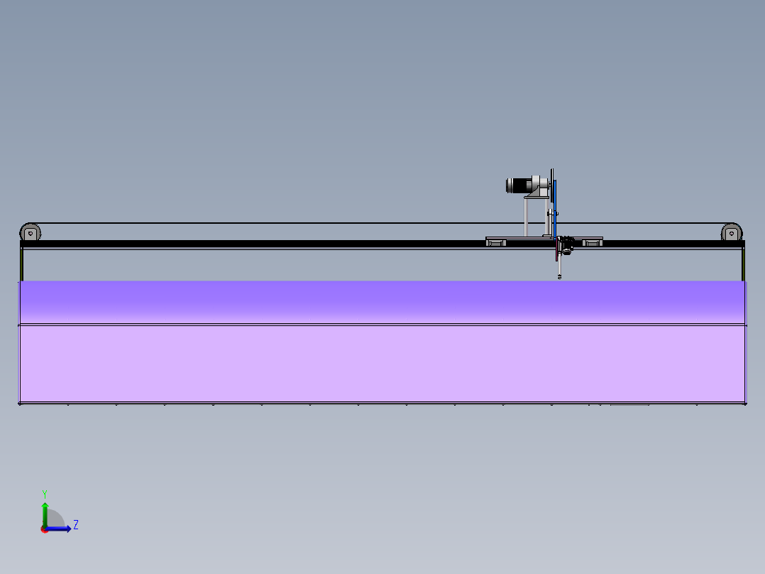 温室大棚除雪装置【含图和文档】左视图