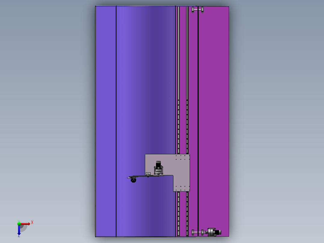 温室大棚除雪装置【含图和文档】俯视图