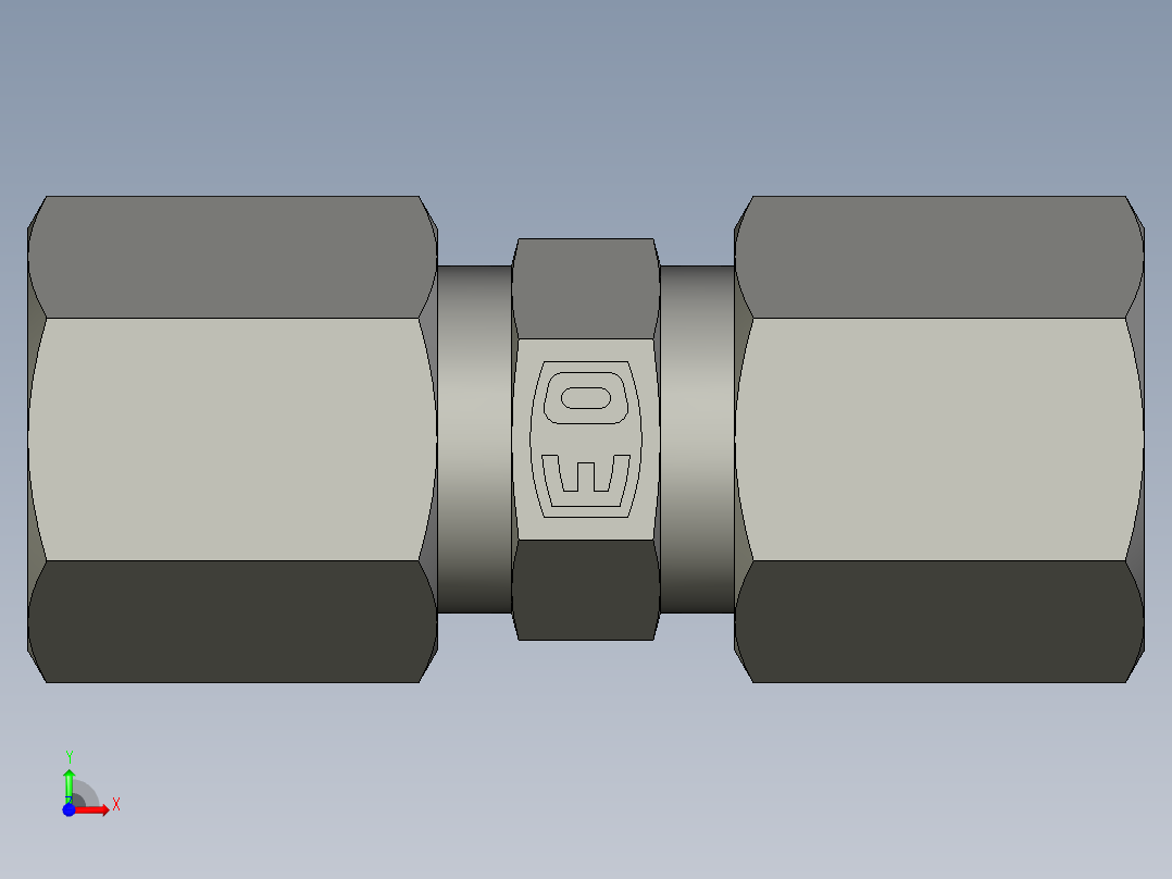 卡套式工业通用硬管接头EO Union G06SCF前视图
