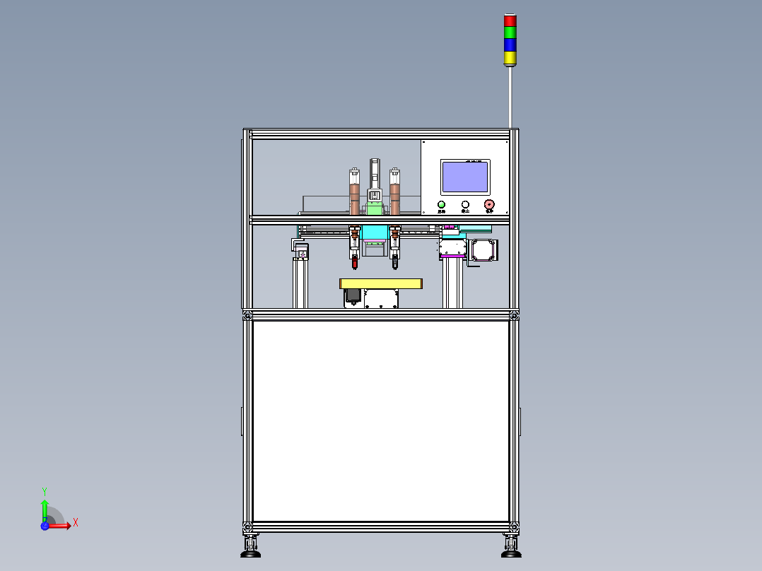 自动锁螺丝机前视图