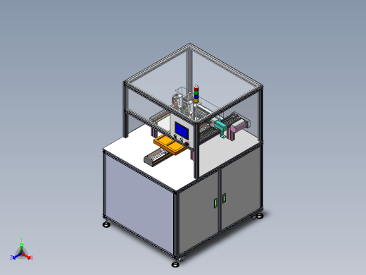 自动锁螺丝机正等轴测缩略图