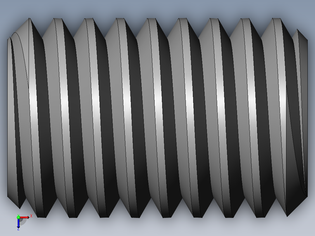 DIN 913-ISO 4026 固定螺钉-M8 L=12.SLDPRT俯视图