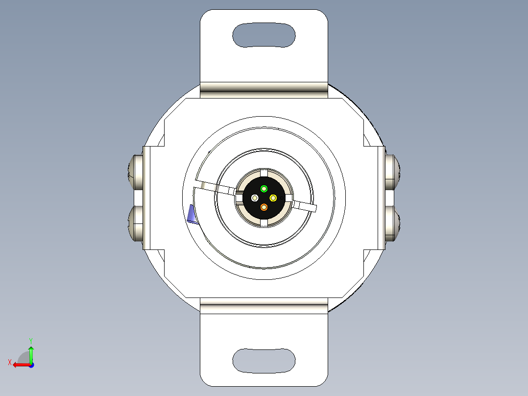 NOVOTECHNIK角度位移传感器RMB-3600后视图