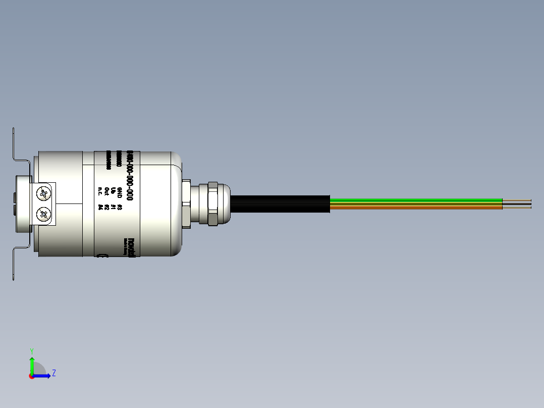 NOVOTECHNIK角度位移传感器RMB-3600左视图