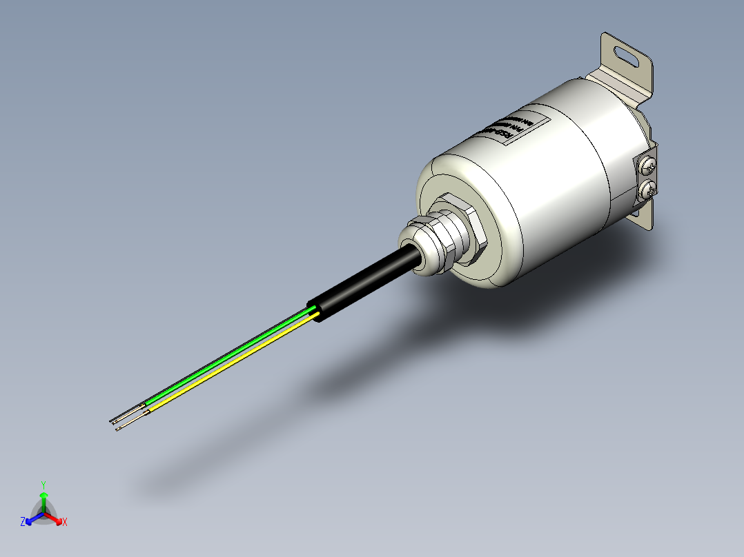 NOVOTECHNIK角度位移传感器RMB-3600正等轴测图