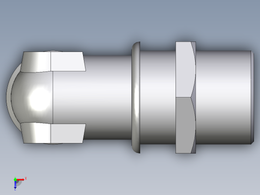 卡套式工业通用硬管接头EO_Bulkhead_elbow_WSV30SOMD71俯视缩略图
