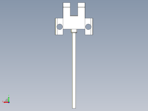 槽型光电传感器LU-K45_3D后视缩略图