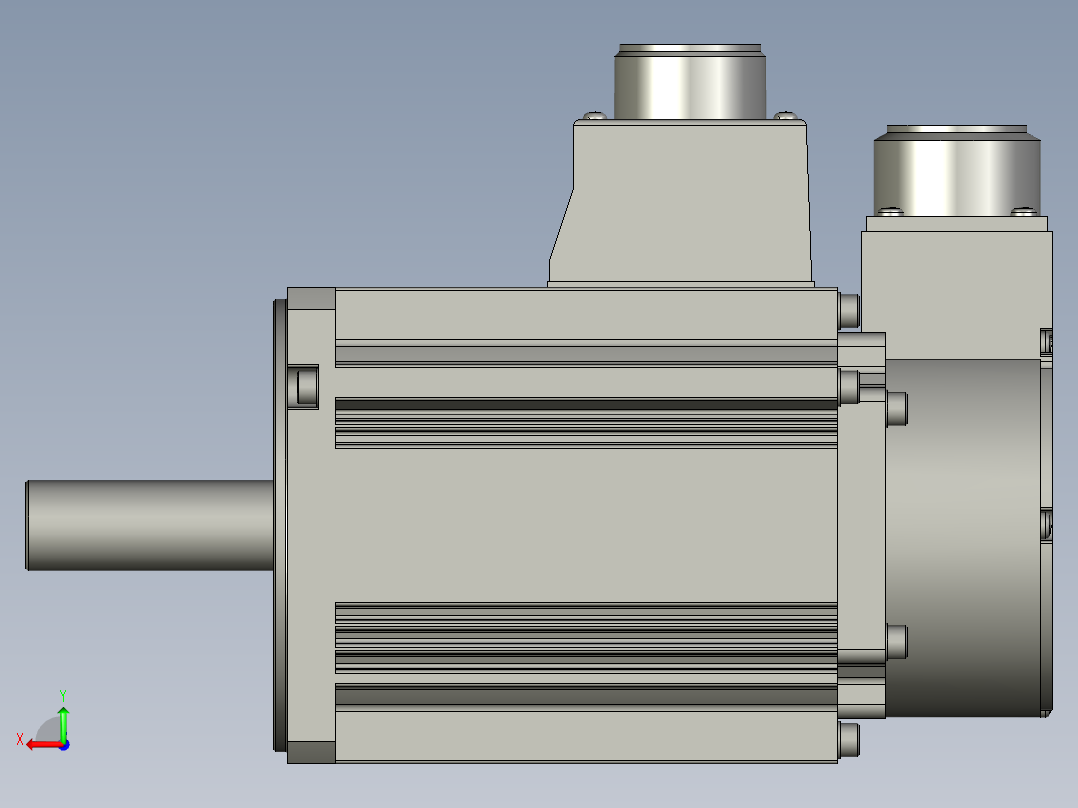 1500W MSME伺服马达后视图