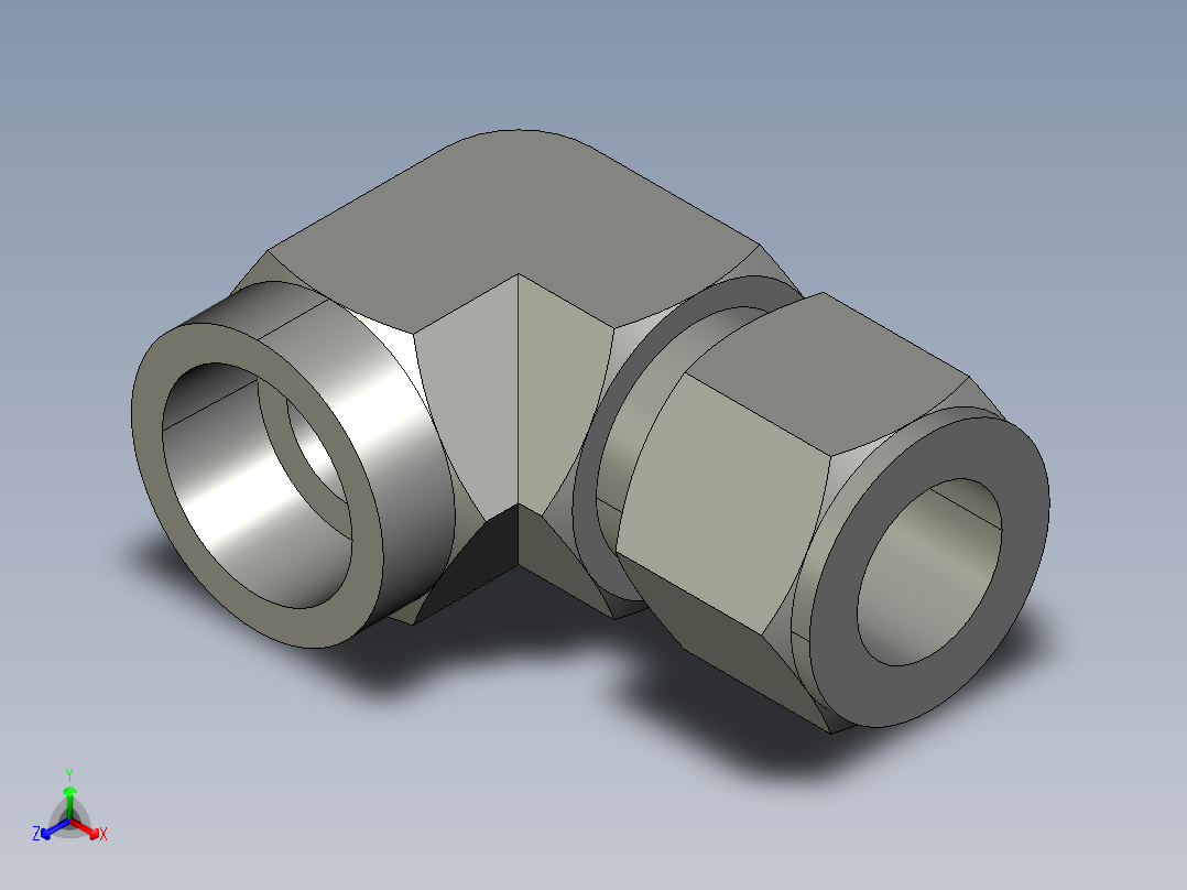 卡套式工业通用硬管接头12_dbu-s主视图
