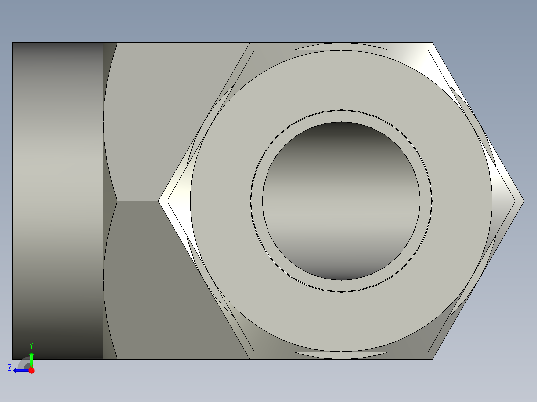 卡套式工业通用硬管接头12_dbu-s右视图