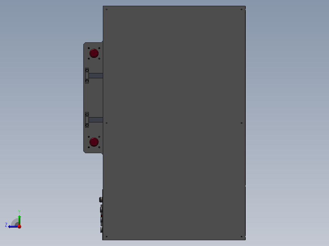 发动机缸盖气体检测设备右视图