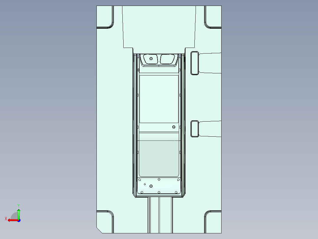 螺旋式固定轴轮廓铣UG程序编程刀路后视图