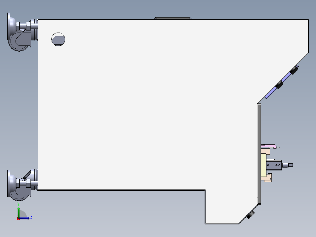 产品探针测试设备sw18左视图