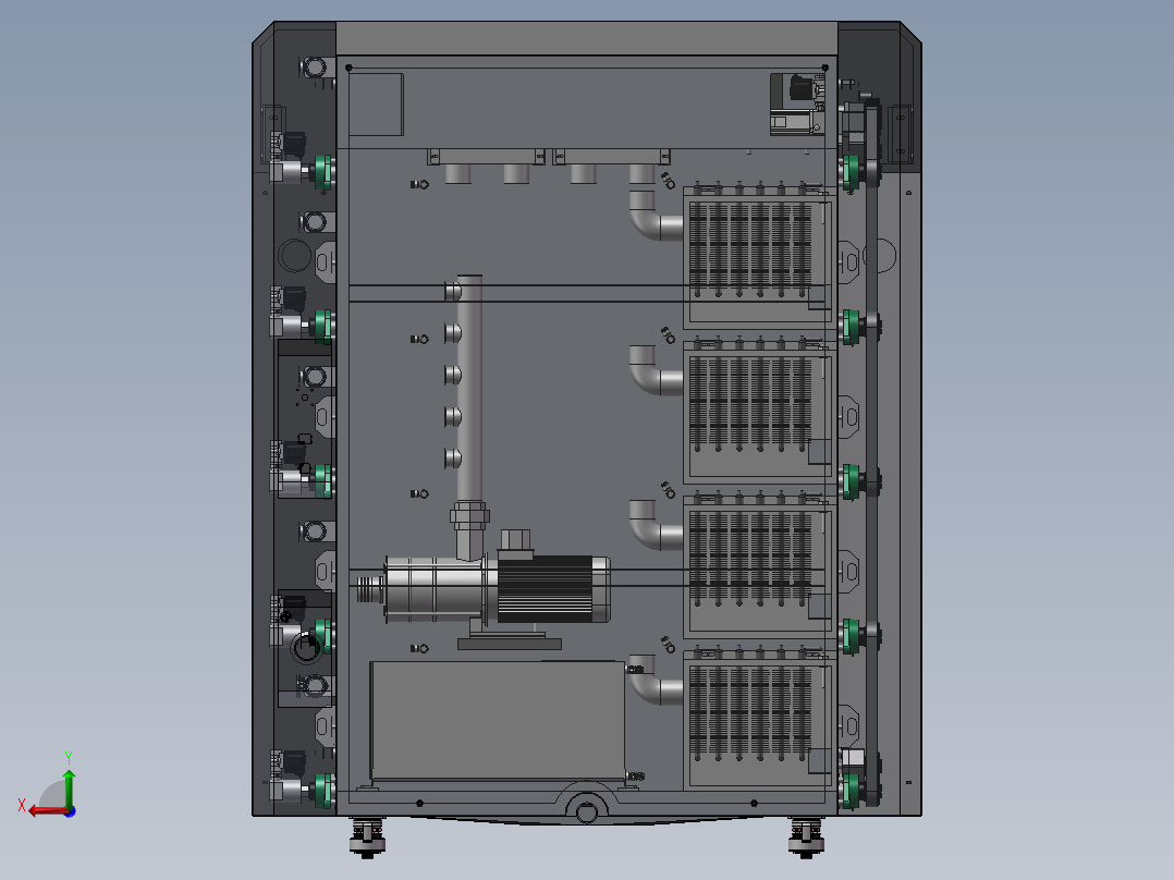 医用拖鞋筐子清洗烘干机sw18后视图