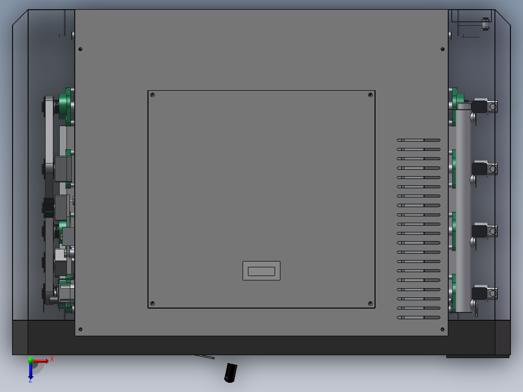 医用拖鞋筐子清洗烘干机sw18俯视图