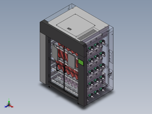 医用拖鞋筐子清洗烘干机sw18正等轴测缩略图