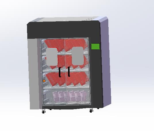 医用拖鞋筐子清洗烘干机sw18