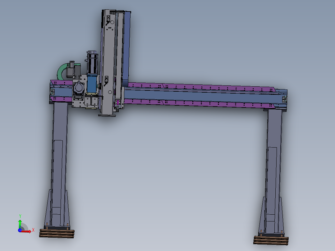 单臂XZ轴桁架系统sw18