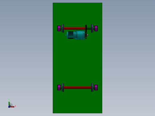 KPX-50T电动平车sw12可编辑前视缩略图