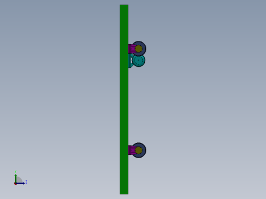 KPX-50T电动平车sw12可编辑左视缩略图