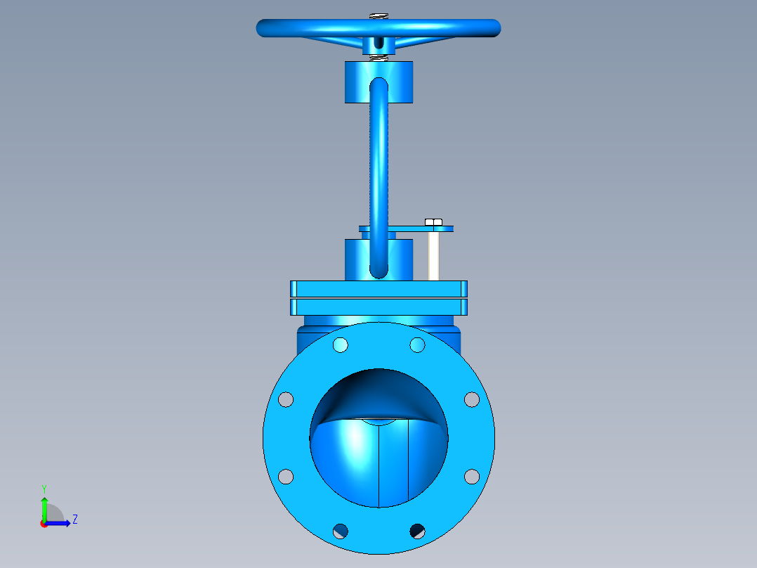 船用铸钢截止（止回）阀DN200-PN10-AS左视图