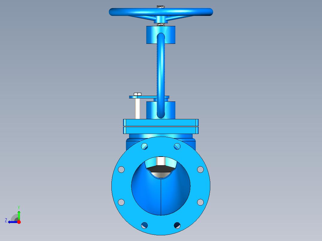 船用铸钢截止（止回）阀DN200-PN10-AS右视图