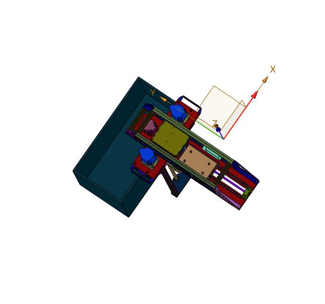 大型薄壁筒检测装置机械结构