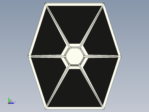 B2004176-TIE 战斗机 星球大战左视缩略图