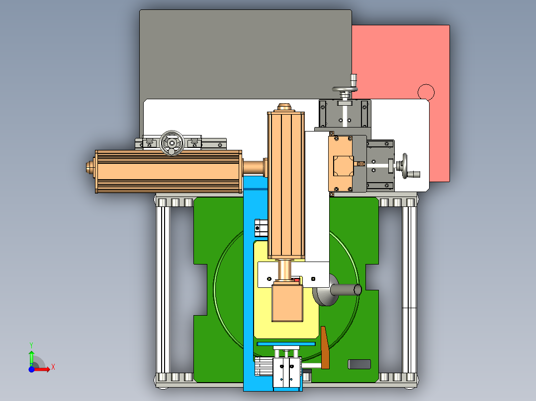在线式-迷你主机外壳打标设备前视图