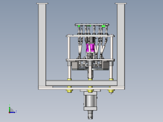 气动升降单伺服驱动8头自动锁螺丝机左视缩略图