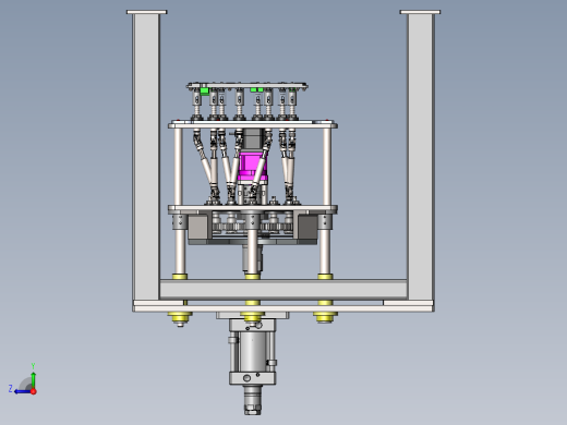 气动升降单伺服驱动8头自动锁螺丝机右视缩略图