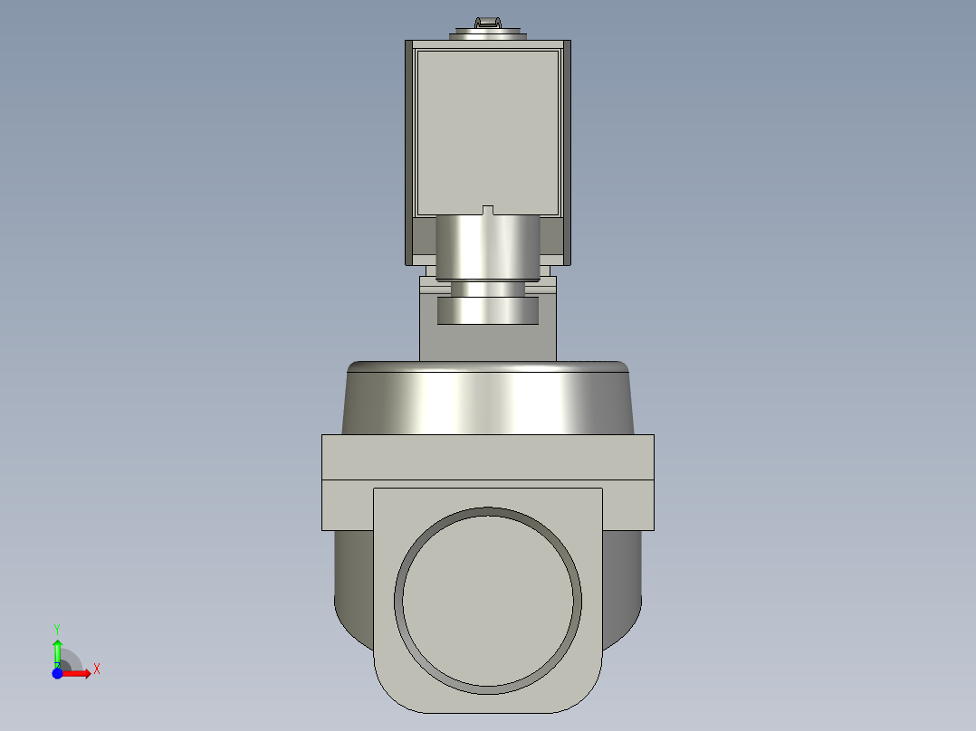 2S25025B先导常闭型DN25前视图