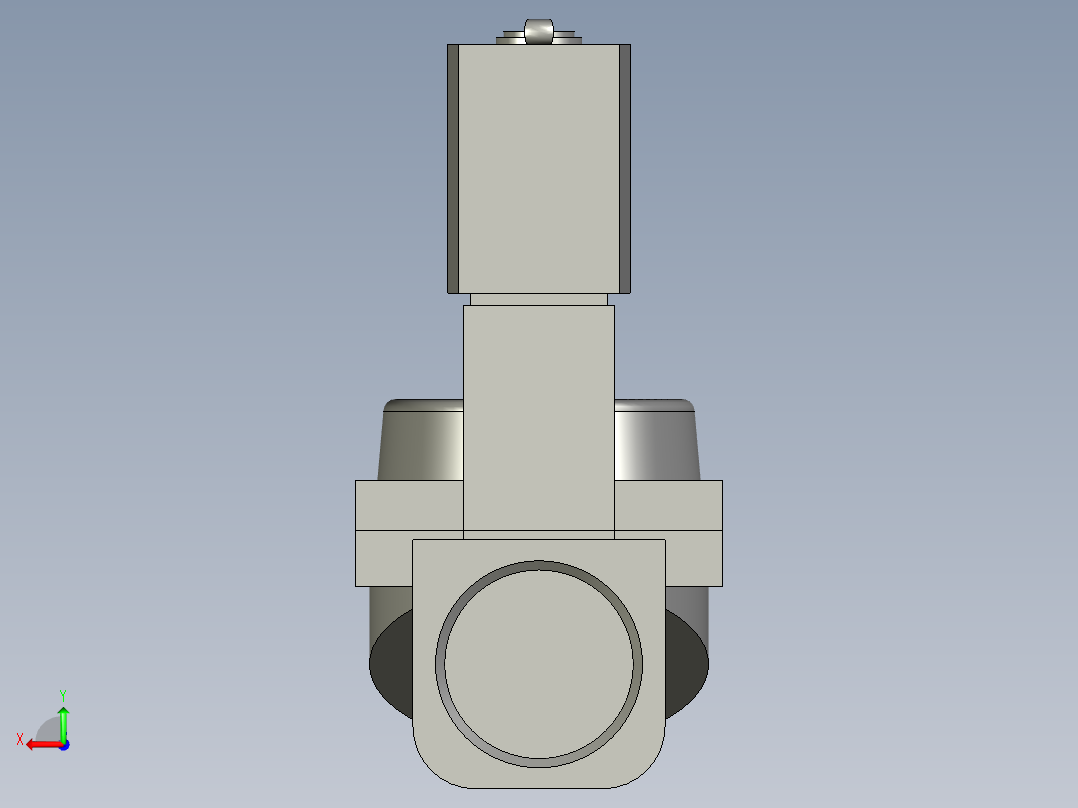 2S25025B先导常闭型DN25后视图