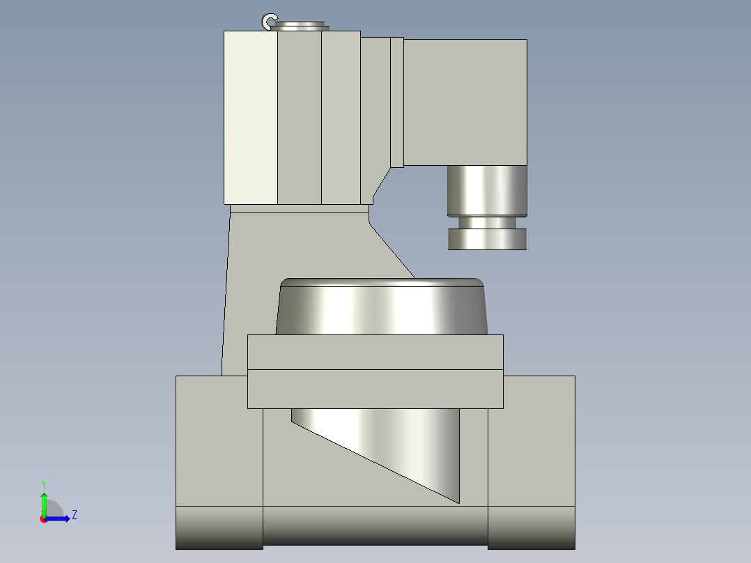 2S25025B先导常闭型DN25左视图