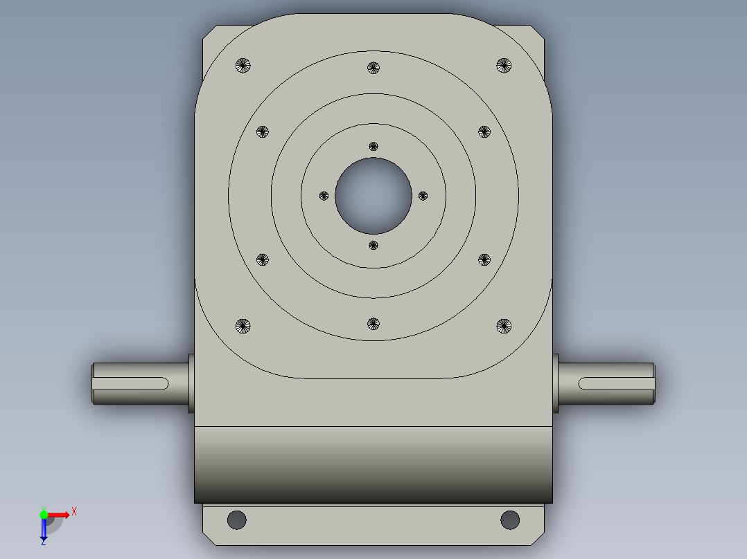 110DA型凸轮分割器RU110DA-a俯视图