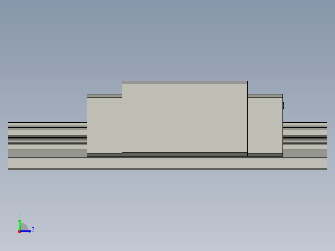 DLDXH710-15滑轨OM左视图