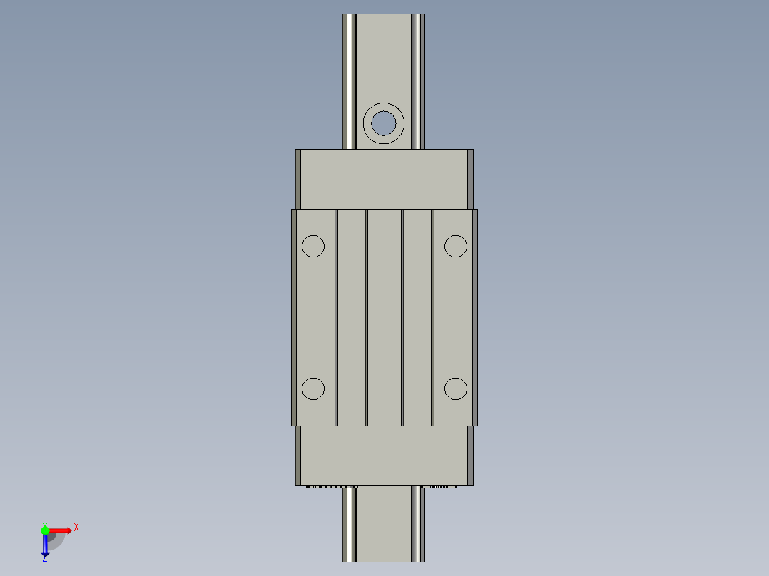 DLDXH710-15滑轨OM俯视图