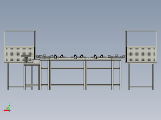自动配料系统的环形输送线后视缩略图