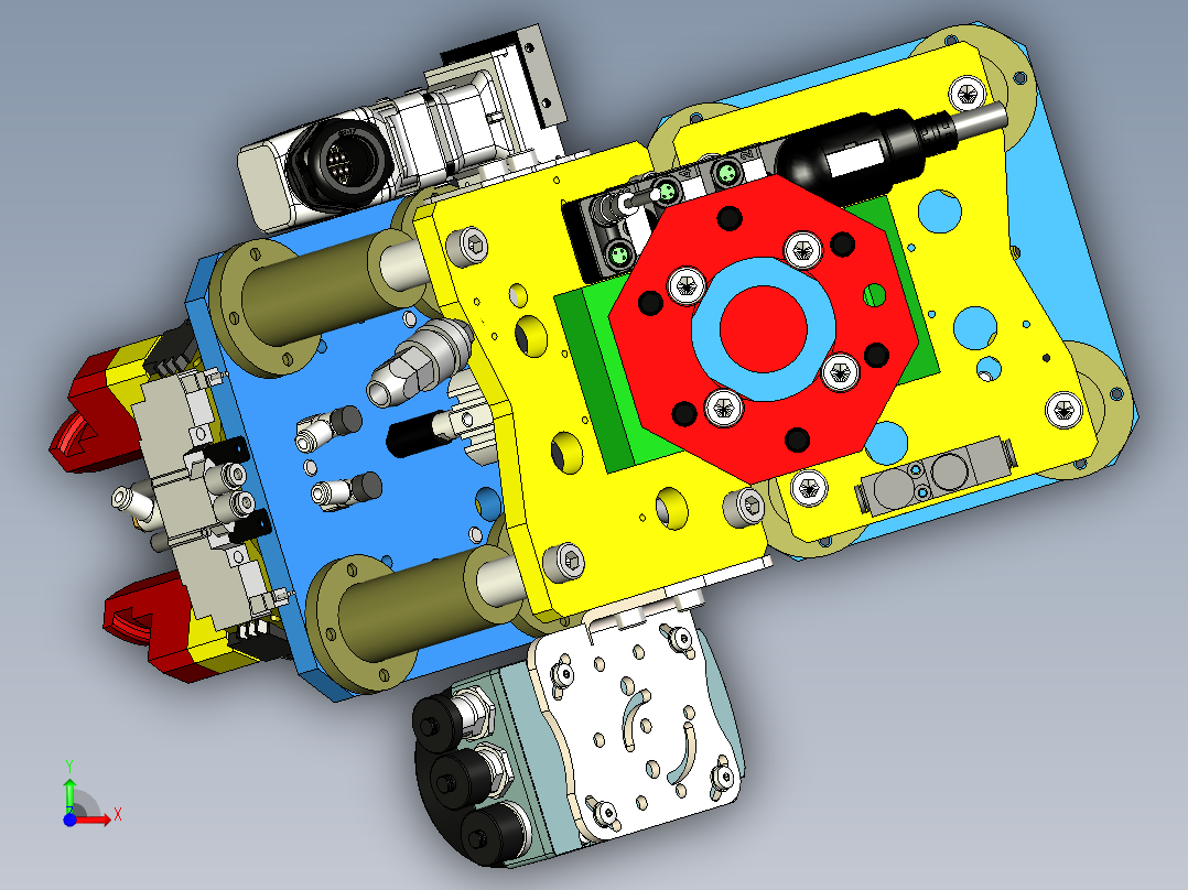 锻造抓手前视图
