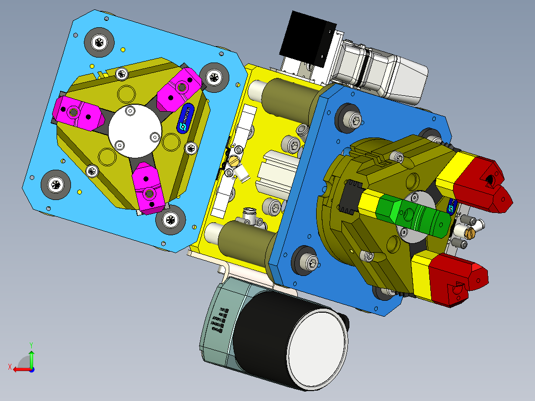 锻造抓手后视图