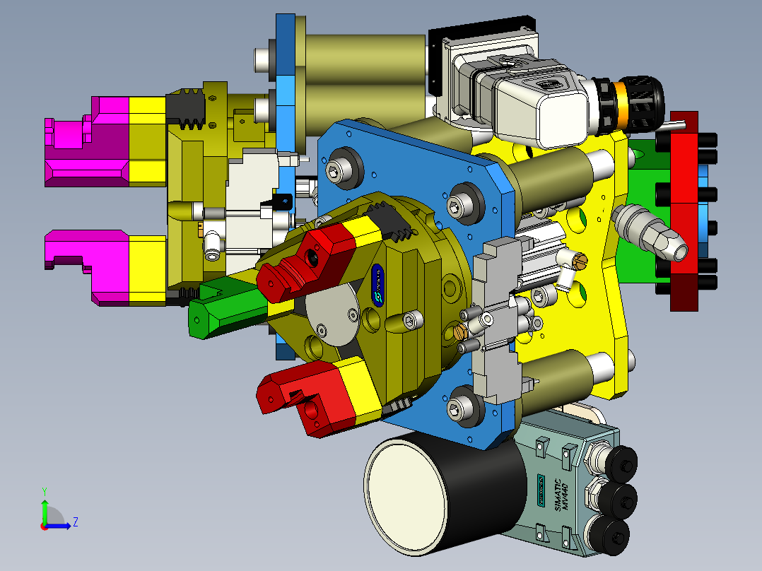 锻造抓手左视图