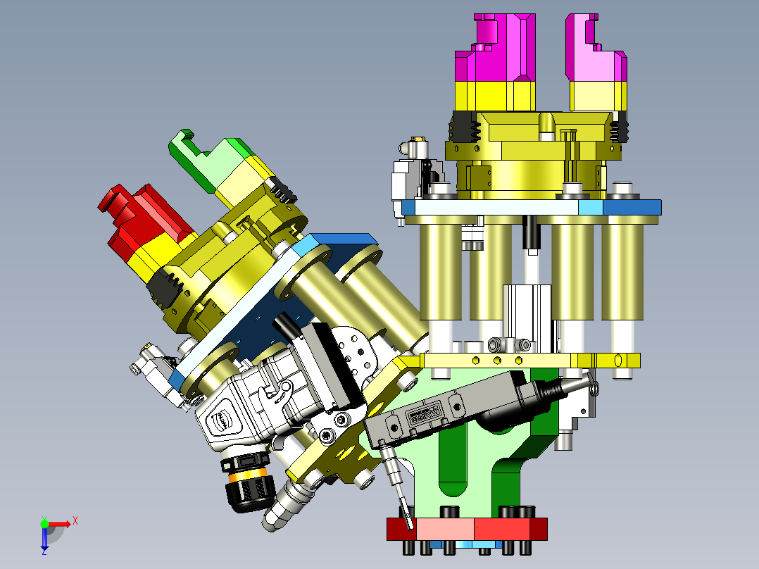 锻造抓手俯视图