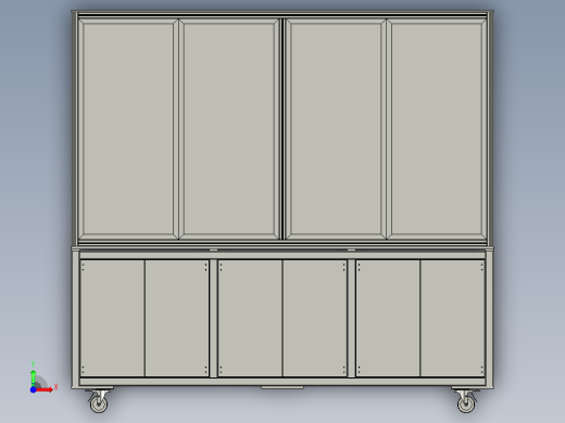 打标装袋组合部分前视缩略图